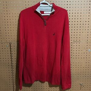 Men’s quarter zip Nautica sweater size large